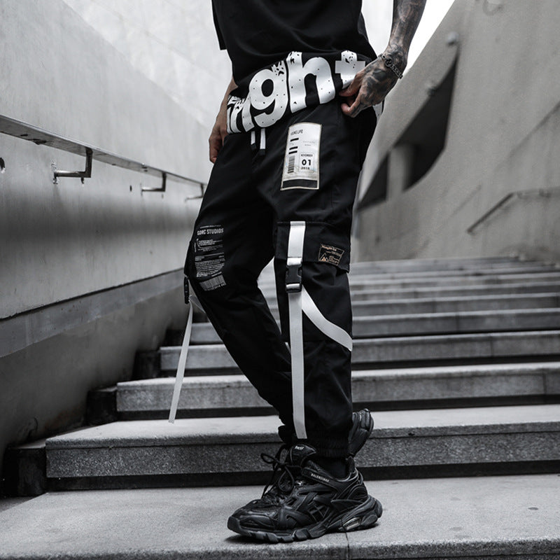🕸️ ShadowThread Web Cargo Pants – Loose, Loud, Legendary