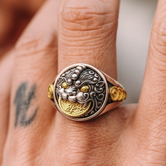 🐲 "FortuneFang Pixiu Ring"