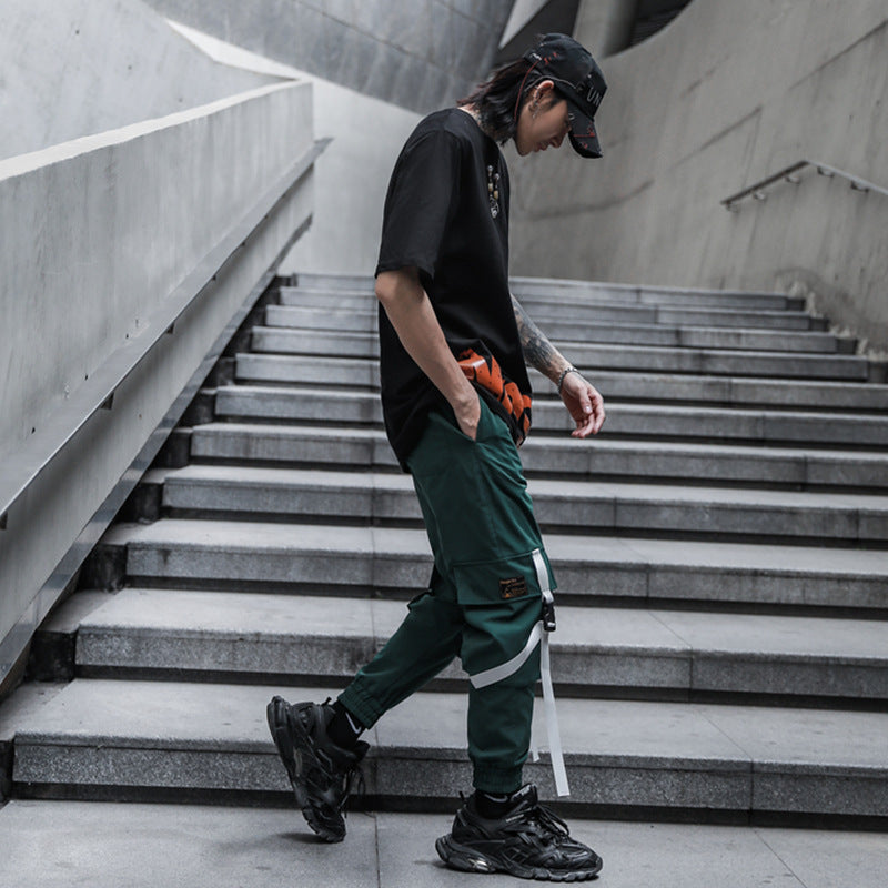 🕸️ ShadowThread Web Cargo Pants – Loose, Loud, Legendary