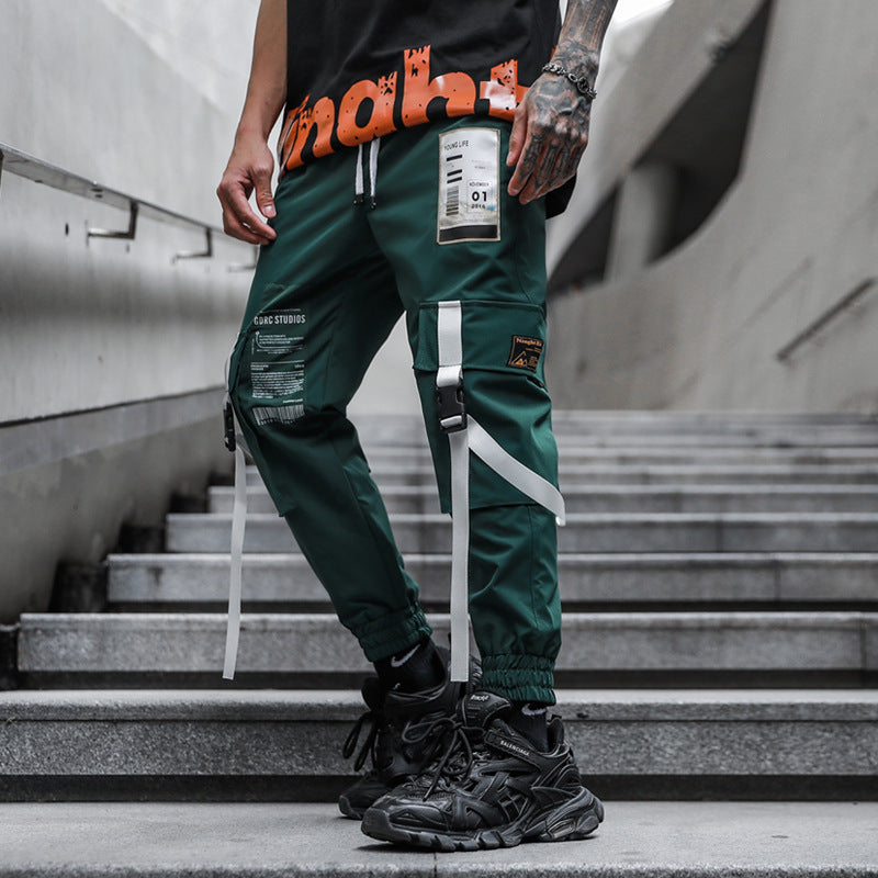 🕸️ ShadowThread Web Cargo Pants – Loose, Loud, Legendary